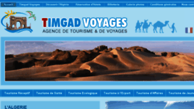 What Timgad-voyages.com website looked like in 2018 (6 years ago)