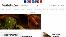 What Teacoffeeplace.com website looked like in 2018 (6 years ago)