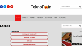 What Teknopoin.com website looked like in 2018 (6 years ago)
