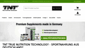 What Tnt-supplements.de website looked like in 2018 (6 years ago)