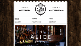 What Thealicehouse.co.uk website looked like in 2018 (6 years ago)