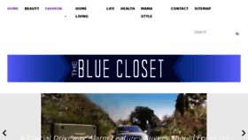 What Thebluecloset.com website looked like in 2018 (6 years ago)
