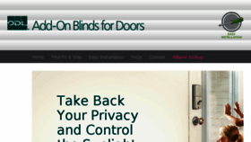 What Troublefreeblinds.com website looked like in 2018 (6 years ago)