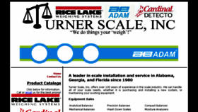 What Turnerscaleinc.com website looked like in 2018 (6 years ago)