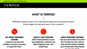 What Tempoe.com website looked like in 2018 (6 years ago)