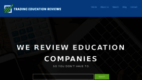 What Tradingeducationreviews.com website looked like in 2018 (6 years ago)