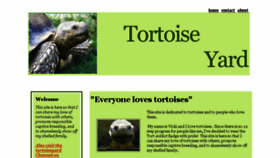 What Tortoiseyard.com website looked like in 2018 (6 years ago)