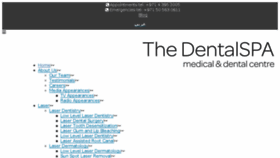 What Thedentalspa.org website looked like in 2018 (6 years ago)