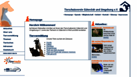 What Tierheim-guetersloh.de website looked like in 2018 (6 years ago)