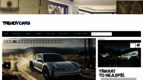 What Trendy-cars.cz website looked like in 2018 (6 years ago)