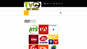 What Tvenvivoecuador.blogspot.com website looked like in 2018 (6 years ago)