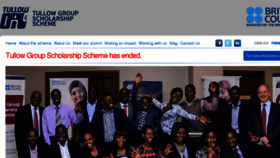 What Tullowgroupscholarshipscheme.org website looked like in 2018 (6 years ago)