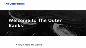 What Theouterbanks.wordpress.com website looked like in 2018 (6 years ago)