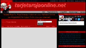 What Tarjetarojaonline.net website looked like in 2018 (6 years ago)