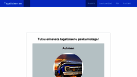 What Tagatislaen.ee website looked like in 2018 (6 years ago)
