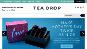 What Teadrop.com.au website looked like in 2018 (6 years ago)