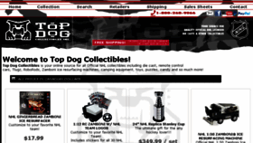 What Topdogcollectibles.com website looked like in 2018 (6 years ago)