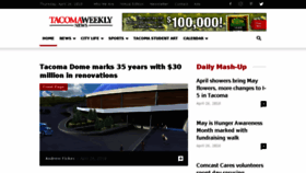 What Tacomaweekly.com website looked like in 2018 (6 years ago)