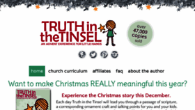 What Truthinthetinsel.com website looked like in 2018 (6 years ago)