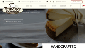 What Tennesseecheesecake.com website looked like in 2018 (6 years ago)