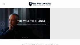 What Thewilltochange.com website looked like in 2018 (6 years ago)