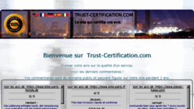 What Trust-certification.com website looked like in 2018 (6 years ago)
