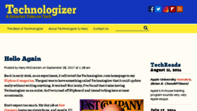 What Technologizer.com website looked like in 2018 (5 years ago)