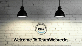 What Teamwebrecks.com website looked like in 2018 (6 years ago)