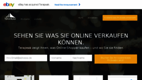 What Terapeak.de website looked like in 2018 (6 years ago)