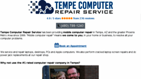 What Tempecomputerrepairservice.net website looked like in 2018 (6 years ago)
