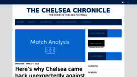 What Thechelseachronicle.com website looked like in 2018 (6 years ago)