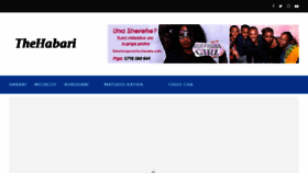 What Thehabari.com website looked like in 2018 (5 years ago)