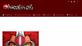 What Thundercats.org website looked like in 2018 (6 years ago)