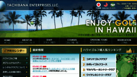 What Tachibana.com website looked like in 2018 (5 years ago)