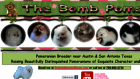 What Thebombpoms.com website looked like in 2018 (6 years ago)