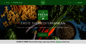 What Thefreshmarket.net website looked like in 2018 (6 years ago)