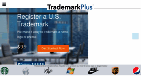 What Trademarkplus.net website looked like in 2018 (6 years ago)