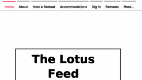 What Thelotusfeed.com website looked like in 2018 (5 years ago)