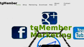 What Tgmember.com website looked like in 2018 (6 years ago)