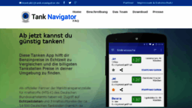 What Tank-navigator.de website looked like in 2018 (6 years ago)