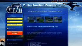 What Tr.onlinefootballmanager.com website looked like in 2018 (6 years ago)