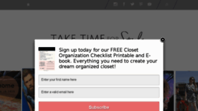 What Taketimeforstyle.com website looked like in 2018 (6 years ago)