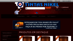 What Tintasnikel.com.br website looked like in 2018 (6 years ago)