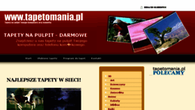 What Tapetomania.pl website looked like in 2018 (5 years ago)