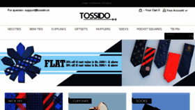 What Tossido.in website looked like in 2018 (5 years ago)