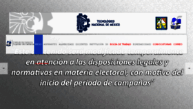 What Teccan.edu.mx website looked like in 2018 (6 years ago)