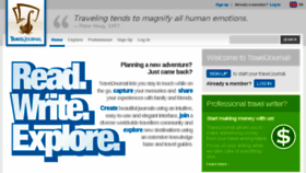 What Traveljournal.com website looked like in 2018 (6 years ago)