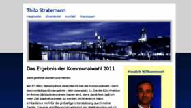 What Thilo-stratemann.de website looked like in 2018 (6 years ago)