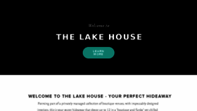 What Thelakehousesomerset.co.uk website looked like in 2018 (6 years ago)