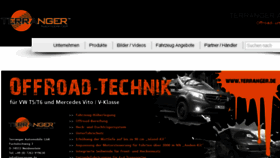 What Terranger.de website looked like in 2018 (5 years ago)